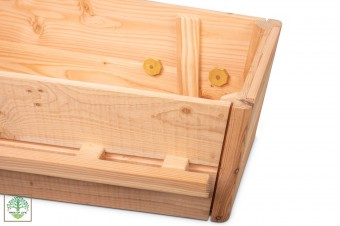 Detail greep bevestiging en hoekstijl